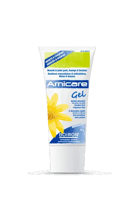 Arnicare Gel from Boiron offers quick relief from muscle and joint pain
