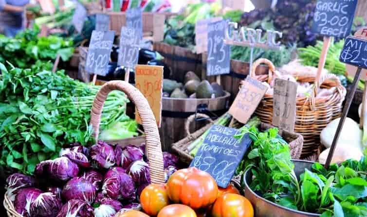 Keeping healthy on the road involves discovering your local market and grocery store (via thetravellingmom.ca)