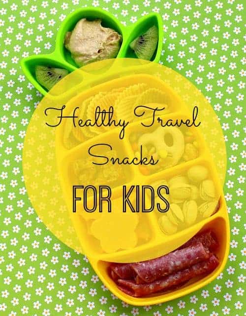 Tips on packing a good variety of healthy travel snacks for your kids and family. Good eating on the road or in the air is key to happy family travel. 
