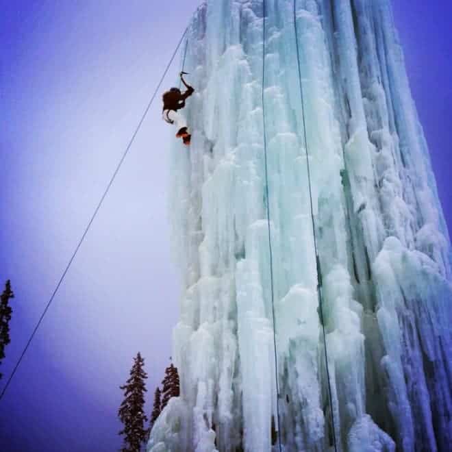 Face your fear and climb the incredible 60 foot tall ice tower at Big White. Ring the bell to celebrate that you'd reached the top!