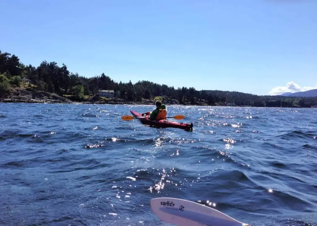 kayaking in parksville with kids