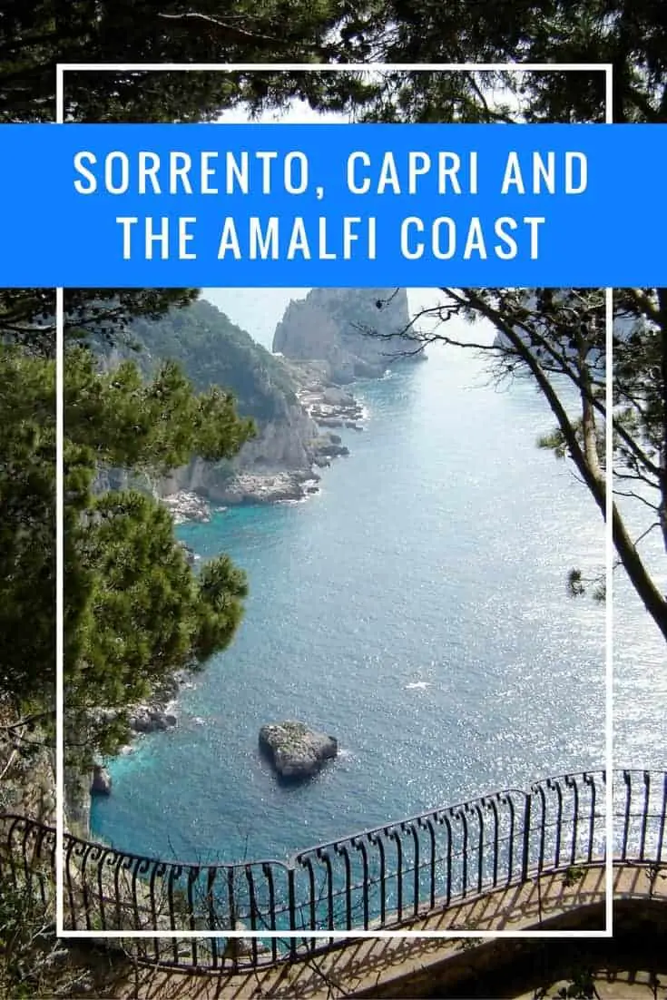 Sorrento, Capri and the Amalfi Coast are bucket list-worthy destinations in Italy. How to enjoy a visit down the Amalfi Coast of Italy. #italy #amalficoast #sorrento #capri