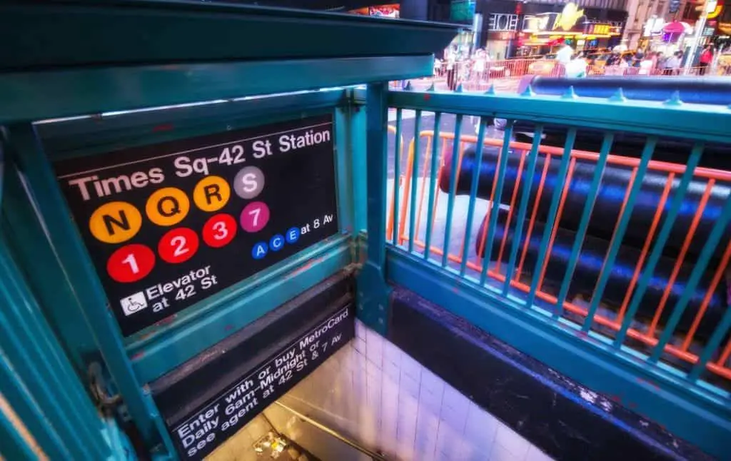 new york city subway entrance