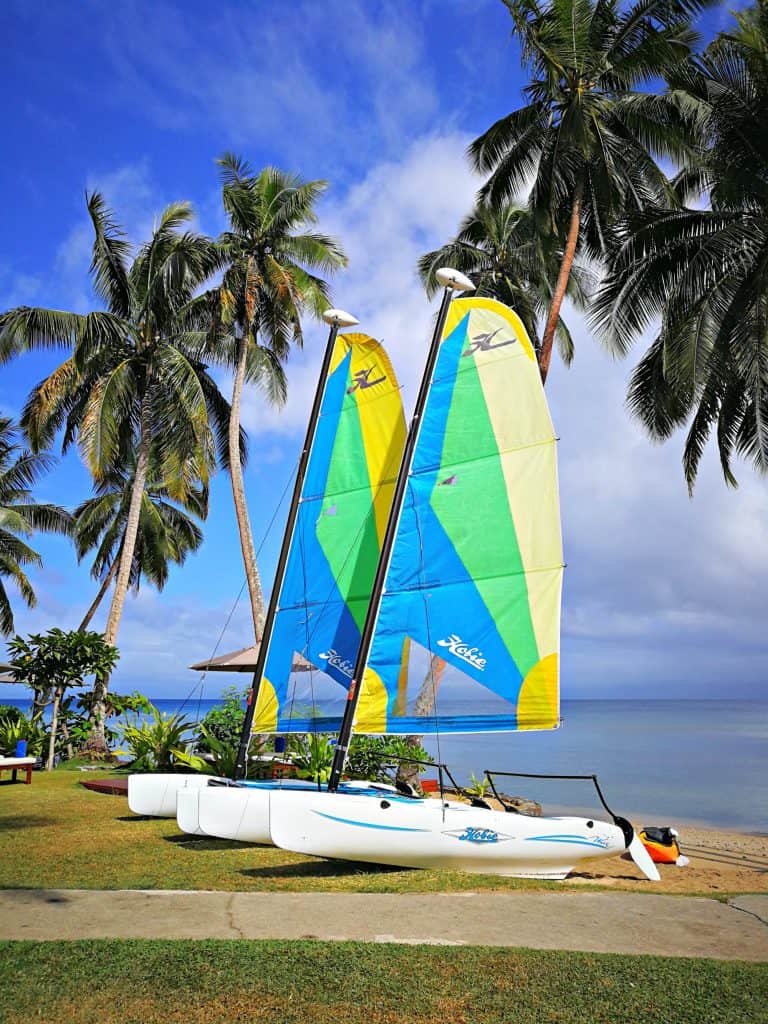 sailboat on castaway island