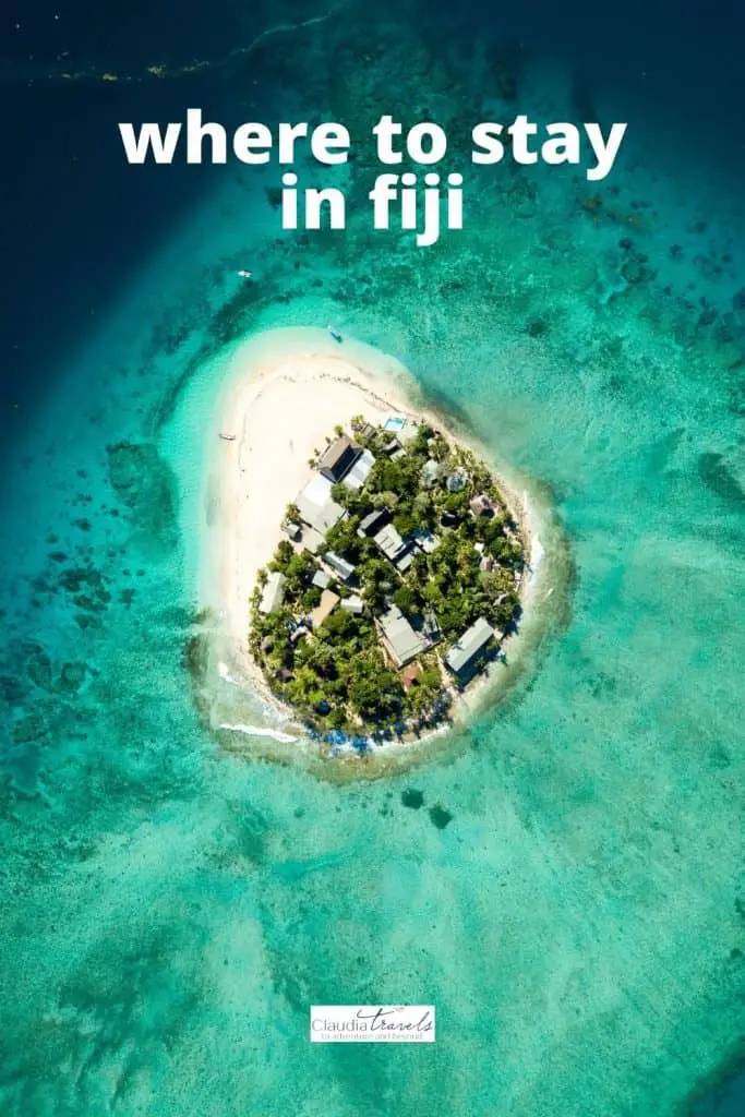island of fiji in turquoise ocean
