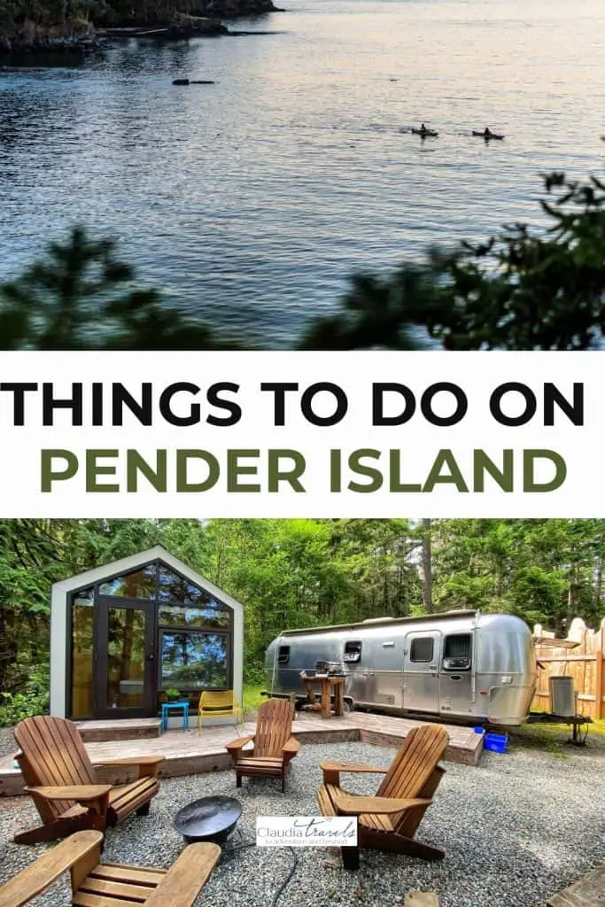 kayaking and hotels on pender island