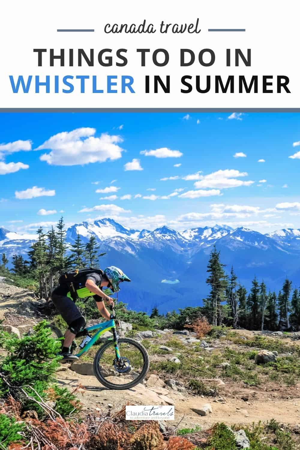 whistler in summer