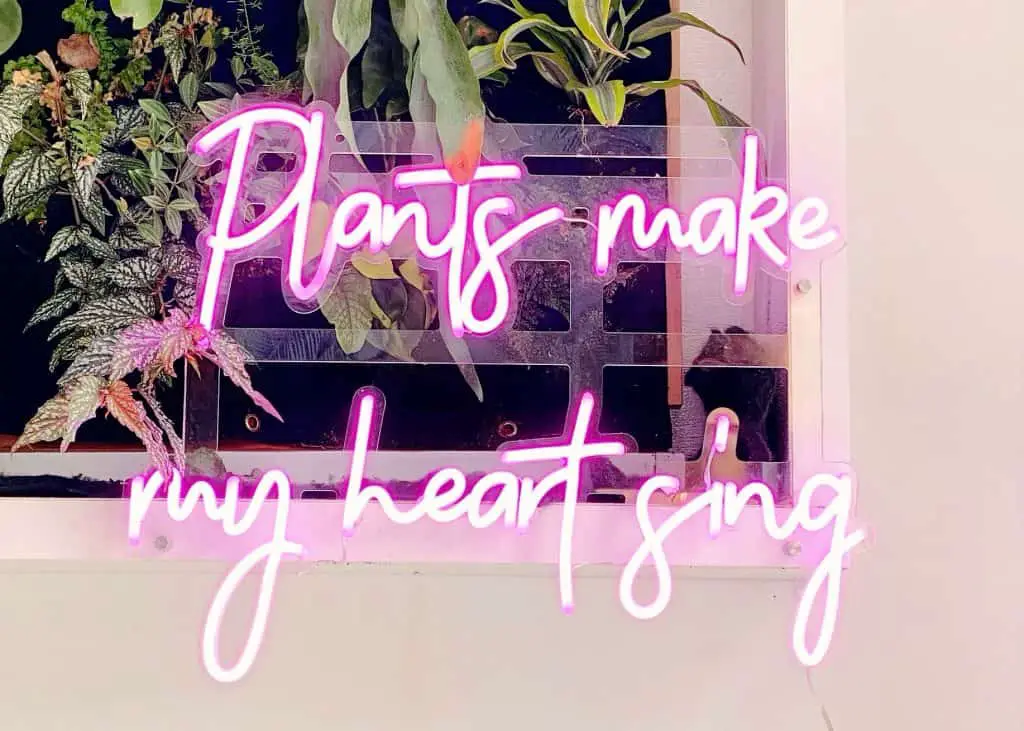 plants make my heart sign sign portland