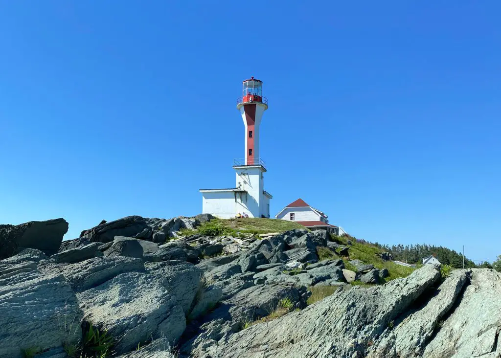 cape forchu lighthouse in summer