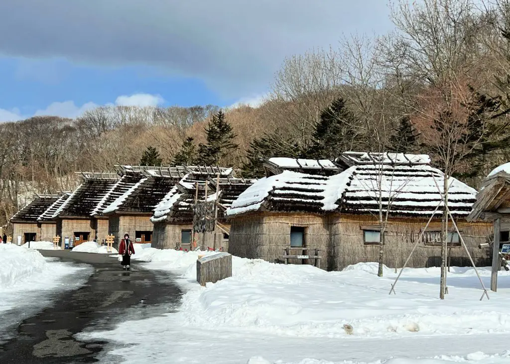 ainu village of houses