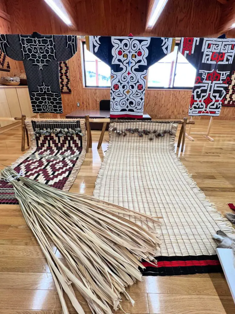 ainu weaving and clothing at upopoy