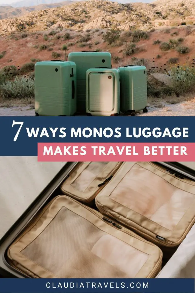 Aspire to a better travel life with these seven ways to improve your packing and travel experience with sleek and stylish Monos Luggage.