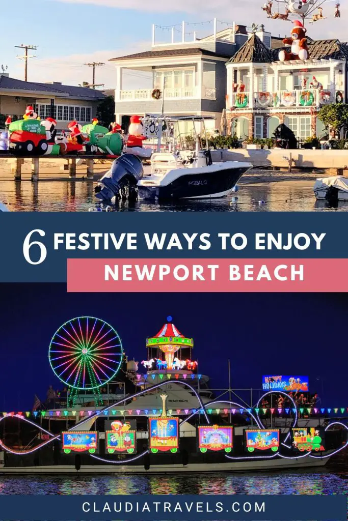 California dreaming for the holidays? Get into the spirit of the season with our guide of festive things to do in Newport Beach at Christmas.