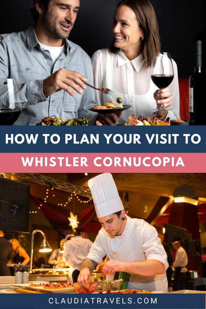 Plan a perfect romantic couples getaway to Whistler Cornucopia with these 5 tips to enjoy one of the best culinary fall festivals in Canada. #whistler #cornucopia
