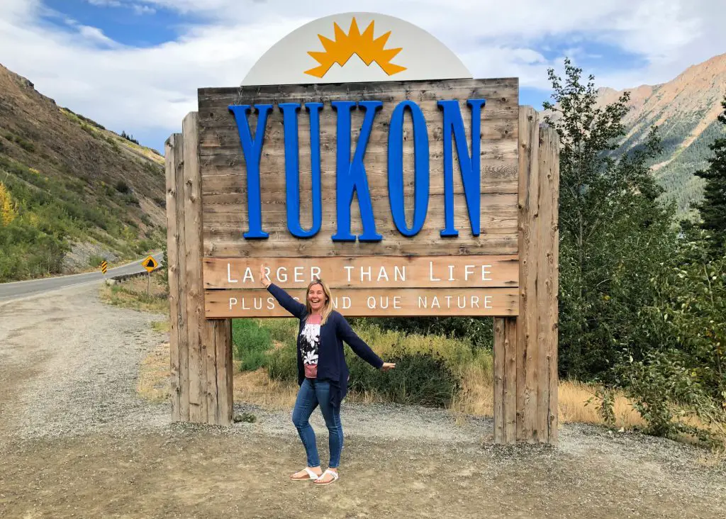 welcome to the yukon sign