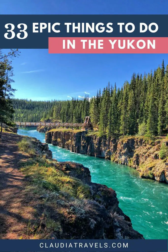 Dreaming of the Northern Lights and Midnight Suns? We're sharing all the best cool, epic wildlife and nature with our 33 things to do in the Yukon, Canada. #yukon 