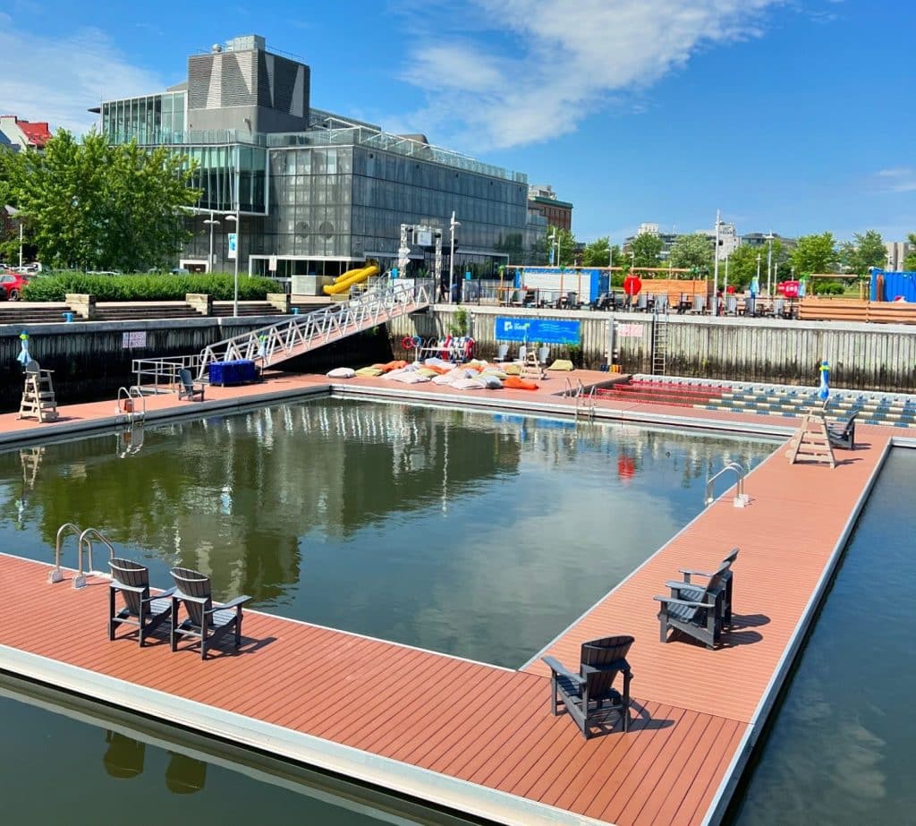 bassin louise oasis in quebec city