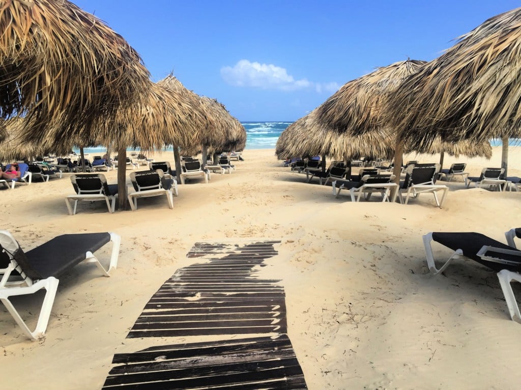 beach scene in Dominican Republic