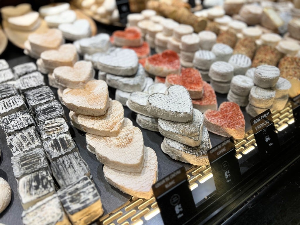 cheese in Les Halles de Paul bocuse