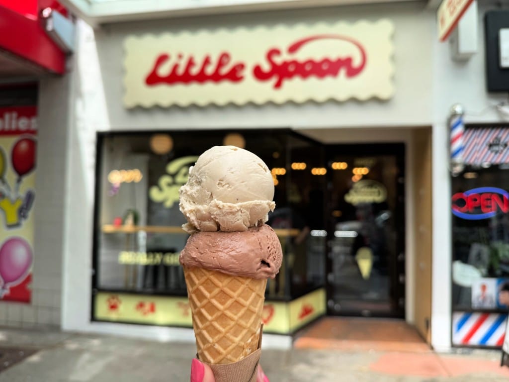 little spoon ice cream cone in vancouver